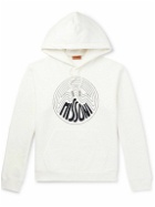 Missoni - Logo-Embroidered Cotton-Jersey Hoodie - White