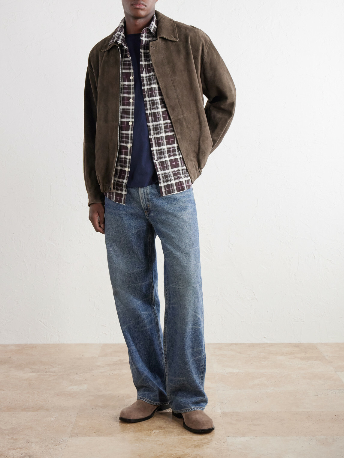 NN07 - Deon 50037 Checked Woven Organic Cotton Shirt - Brown