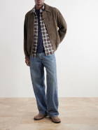 NN07 - Deon 50037 Checked Woven Organic Cotton Shirt - Brown