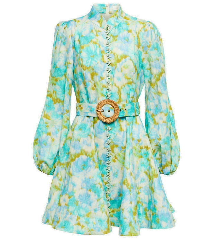 Photo: Zimmermann - High Tide printed linen minidress