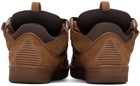 Lanvin Brown Curb Sneakers