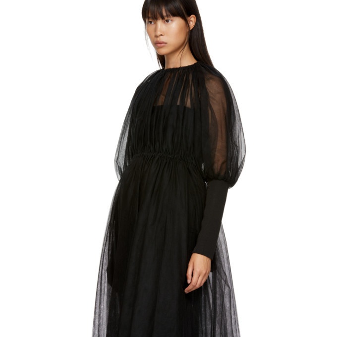 Noir Kei Ninomiya Black Tulle Dress Noir Kei Ninomiya