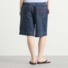 Damson Madder Women's Annie Denim Shorts in Indigo