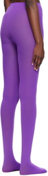 Comme des Garçons Purple Elasticized Tights