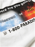 PARADISE - Where Are You Going Printed Cotton-Jersey T-Shirt - White