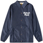 Human Made Men's Printed Coach Jacket in Navy