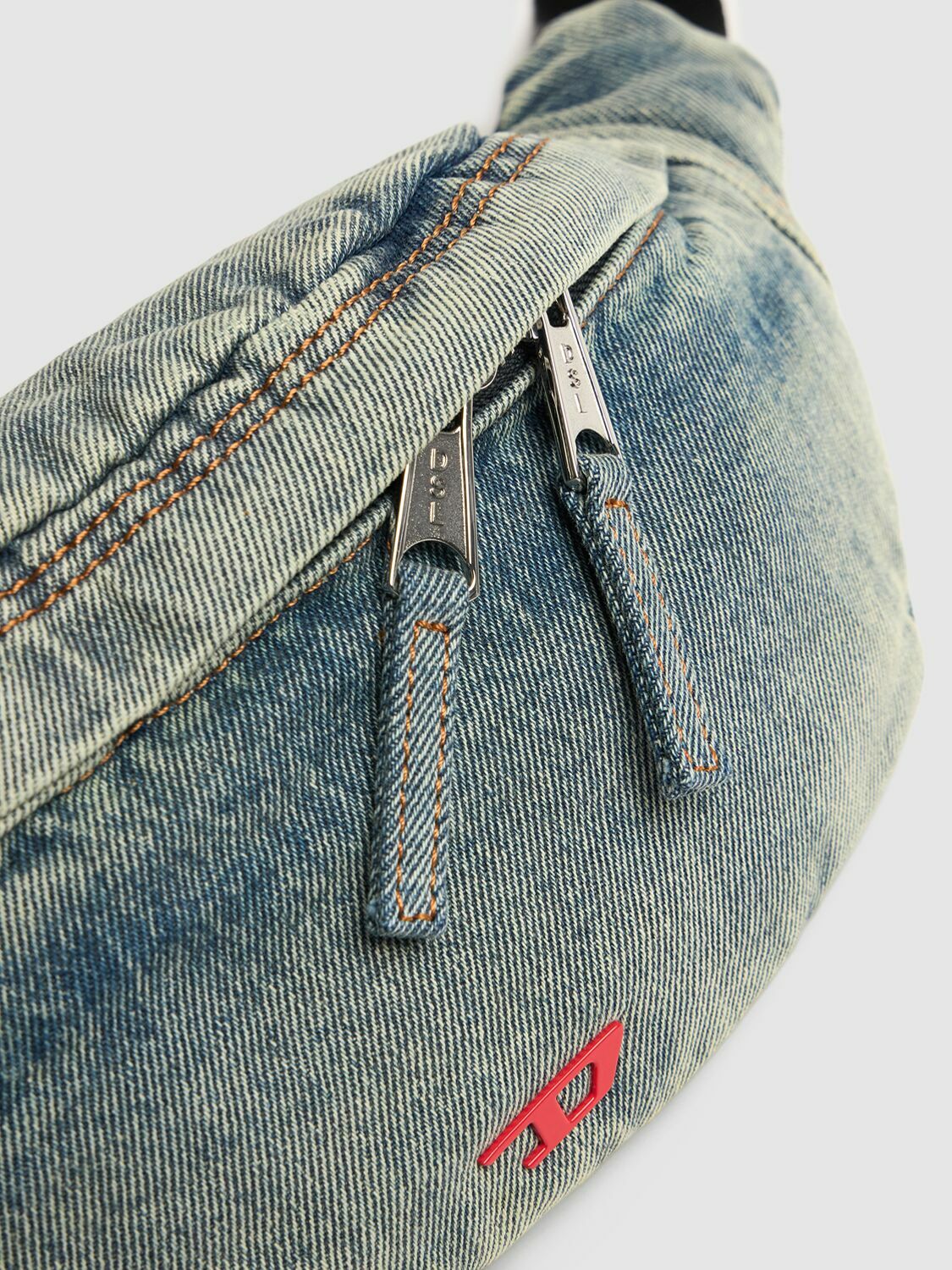 DIESEL Rave Denim Belt Bag Diesel DIESEL Rave Denim Belt Bag Diesel
