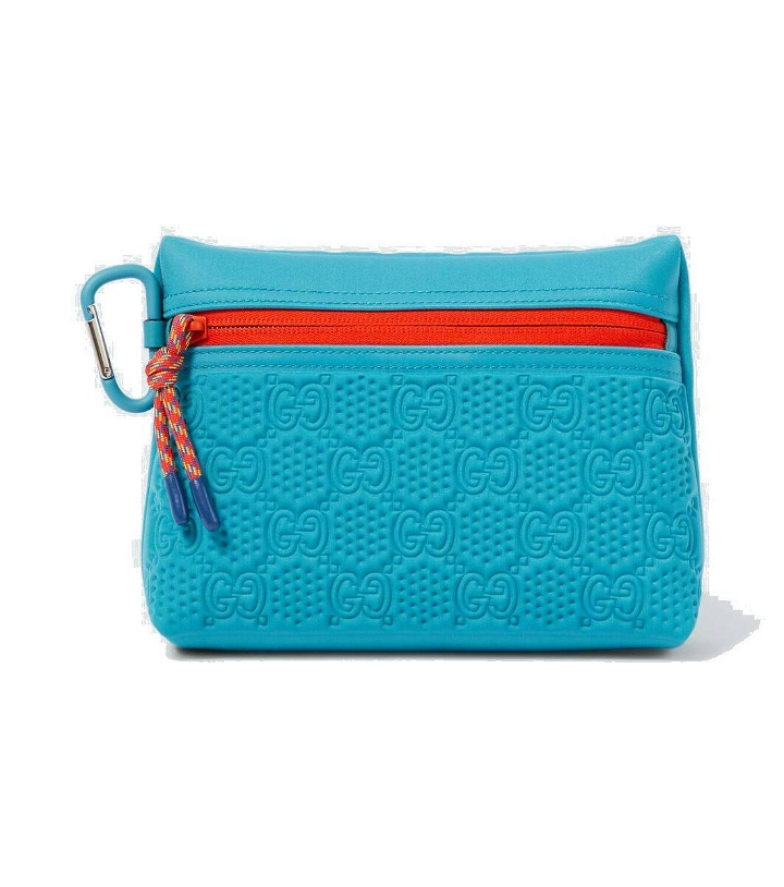 Photo: Gucci Small embossed GG pouch