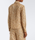 Zimmermann Printed ramie shirt