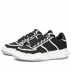 Maison MIHARA YASUHIRO Men's Wayne Low Original Sole Overhanging C Sneakers in Black