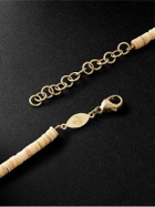 Jacquie Aiche - Gold, Opal and Heishi Shell Beaded Pendant Necklace