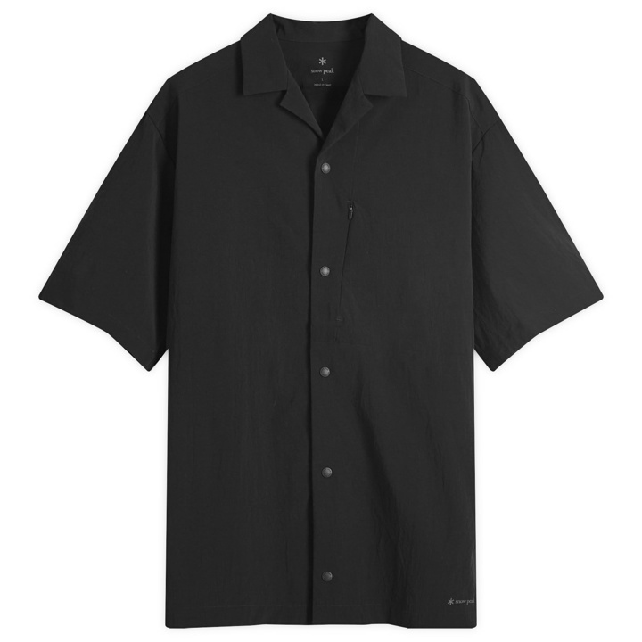 Photo: Snow Peak Men's Breathable Quick Dry Vacation Shirt in Black