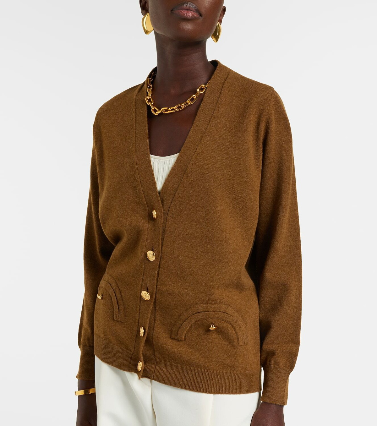 Blazé Milano Highland wool and cashmere cardigan