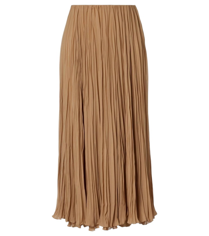 Photo: Ralph Lauren Collection Jordyn pleated chiffon maxi skirt