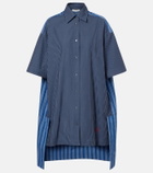 JW Anderson Striped cotton poplin shirt dress