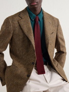 J. Mueser - Waverly Herringbone Virgin Wool-Tweed Blazer - Brown