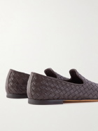 Officine Creative - Airto Woven Leather Loafers - Brown