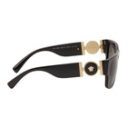 Versace Black Medusa Medallion Square Sunglasses