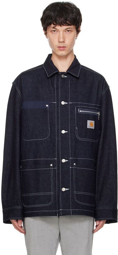 Photo: Junya Watanabe Indigo Carhartt Work In Progress Edition Denim Jacket