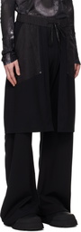 CARNET-ARCHIVE Black Skirt Trousers
