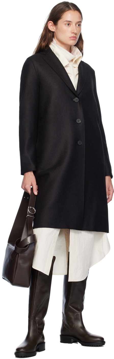 Harris Wharf London Overcoat Pressed Wool