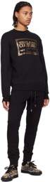 Versace Jeans Couture Black Piece Number Sweatshirt