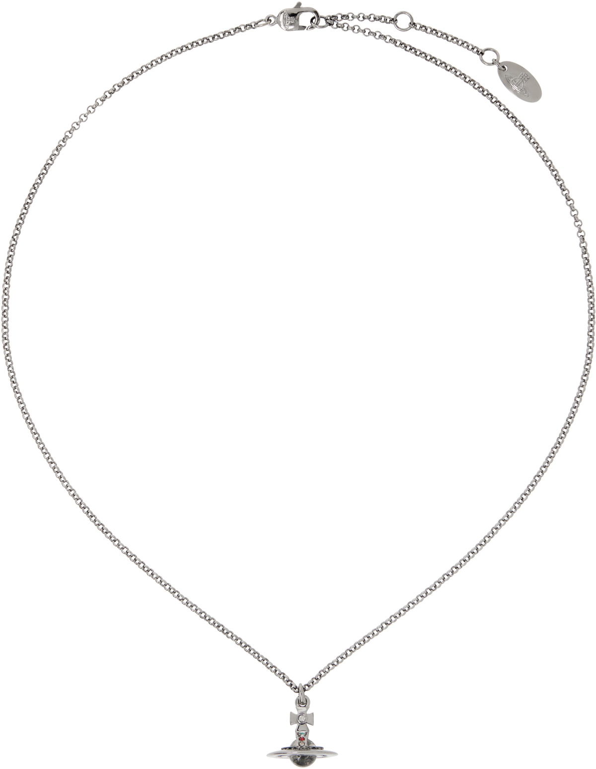 Vivienne Westwood Silver Balbina Pendant Necklace Vivienne
