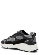 Cleens Pulse Runner Panelled Mesh Sneakers White And Black