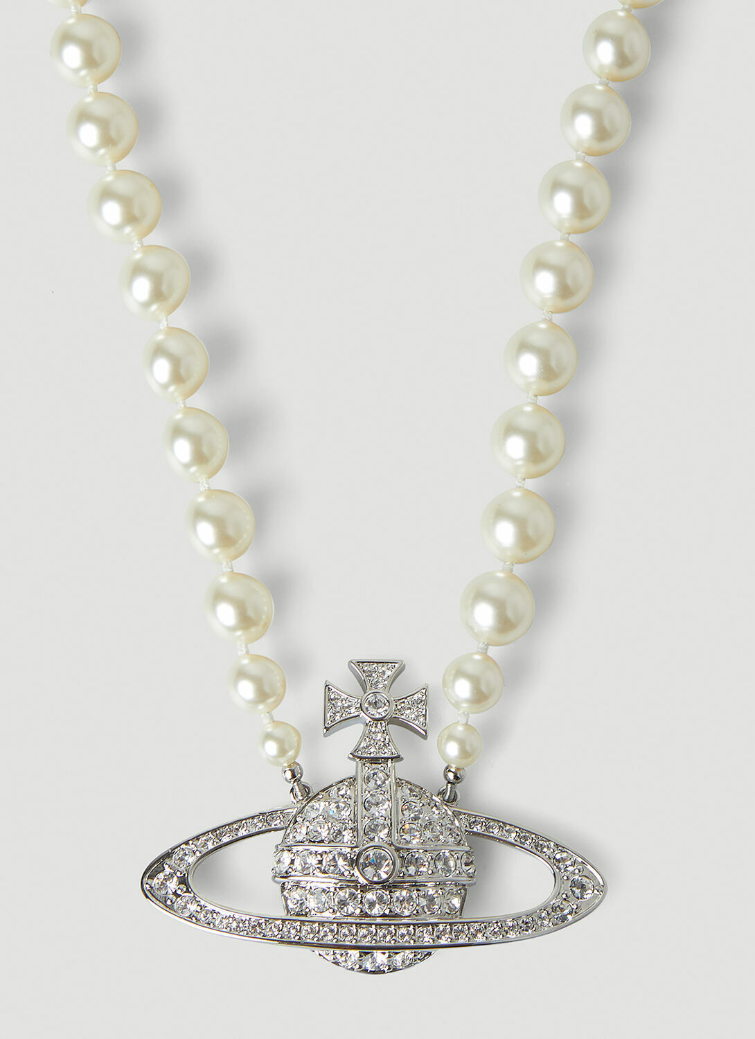 Vivienne Westwood Bas Relief Pearl Necklace