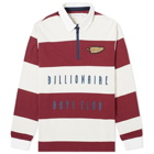Billionaire Boys Club Striped Zip Rugby Shirt