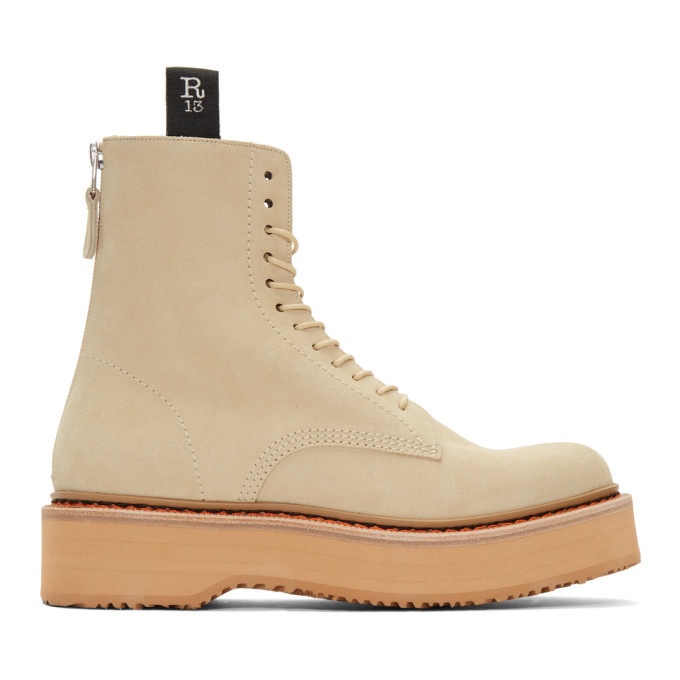 Photo: R13 Beige Single Stack Boots