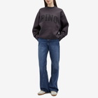 Anine Bing Women's Bradie Sweatshirt in Washed Black