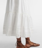 Poupette St Barth Ines broderie anglaise maxi skirt