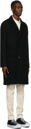 rag & bone Black Wool Hatchet Coat