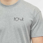Polar Skate Co. Men's Fill Logo T-Shirt in Heather Grey