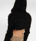 Didu Distressed cropped hoodie