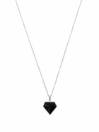 Mateo Sterling Silver Onyx Pentagon Necklace