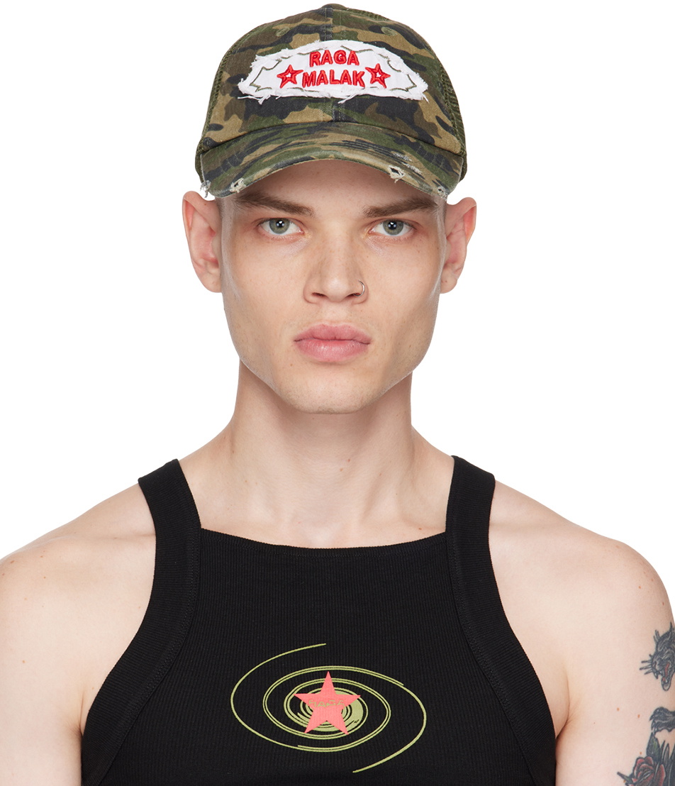 Raga Malak Khaki Camo Cap Raga Malak