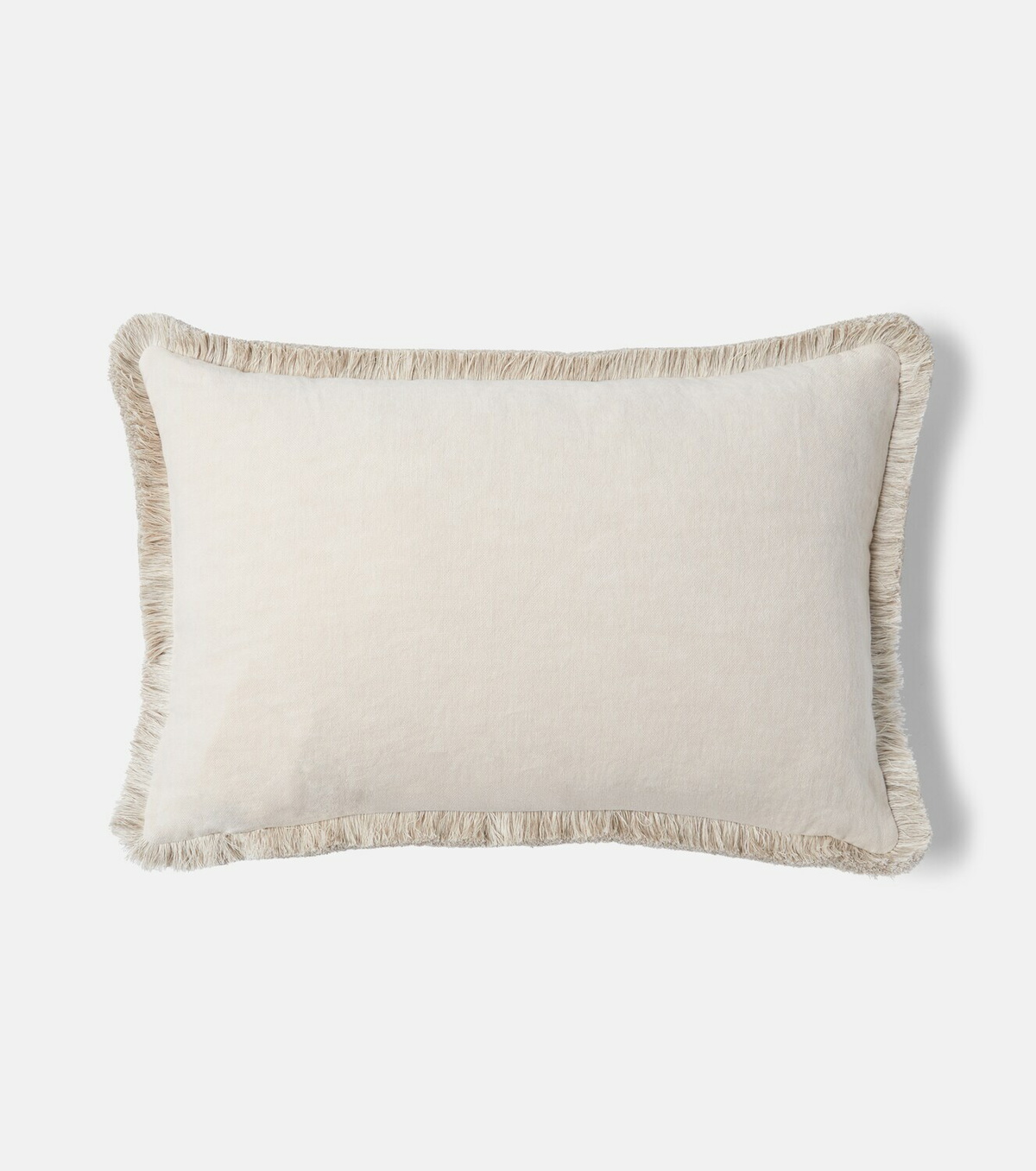 Once Milano Fringed linen cushion