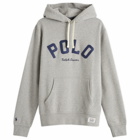 Polo Ralph Lauren Men's College Logo Hoodie in Dark Vintage Heather