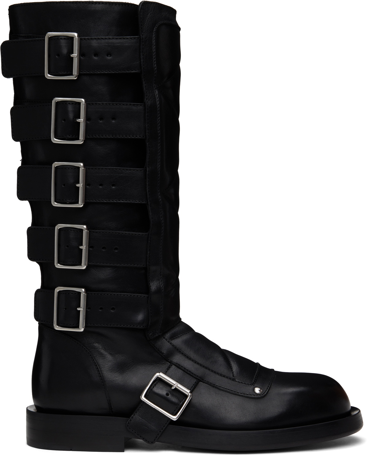 Ann Demeulemeester Black Ted Riding Boots Ann Demeulemeester