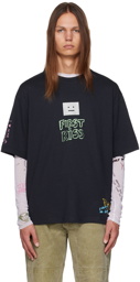 Acne Studios Black Scribbles T-Shirt