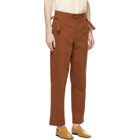 Bode Brown Herringbone Trousers