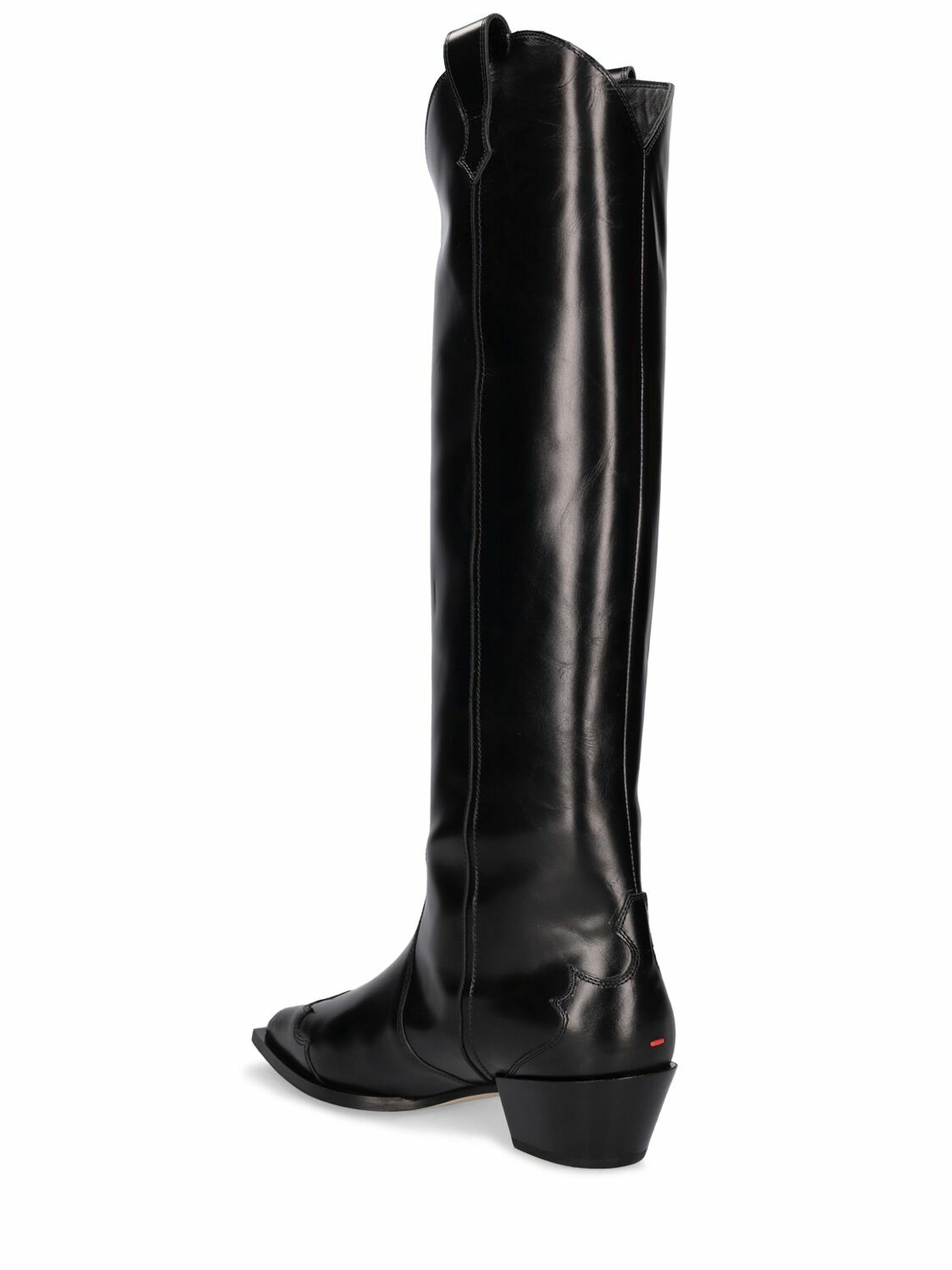 AEYDE 40mm Aruna Leather Tall Boots Aeyde