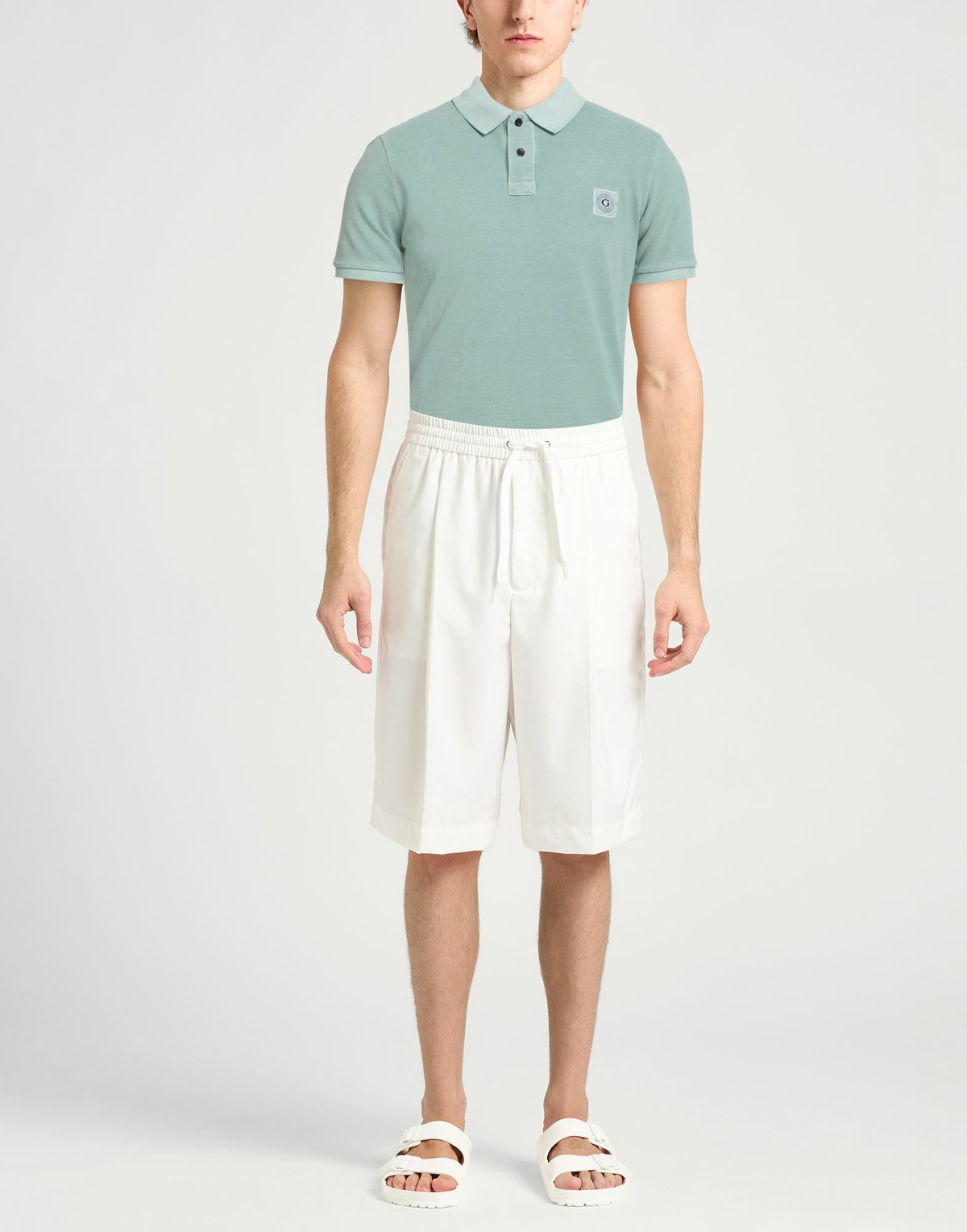 Guess Mens Polo shirt in Sage green