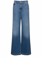 ALEXANDER MCQUEEN - Wide Leg Denim Jeans