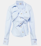 Vivienne Westwood Drunken ruffled cotton shirt