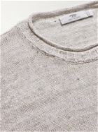 Inis Meáin - Mélange Linen T-Shirt - Gray
