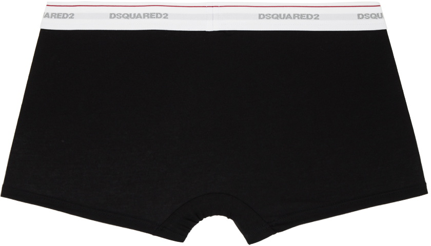 Dsquared2 Three-Pack Black Boxer Briefs