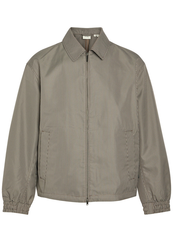 Photo: Les Deux Checked Woven Jacket Beige